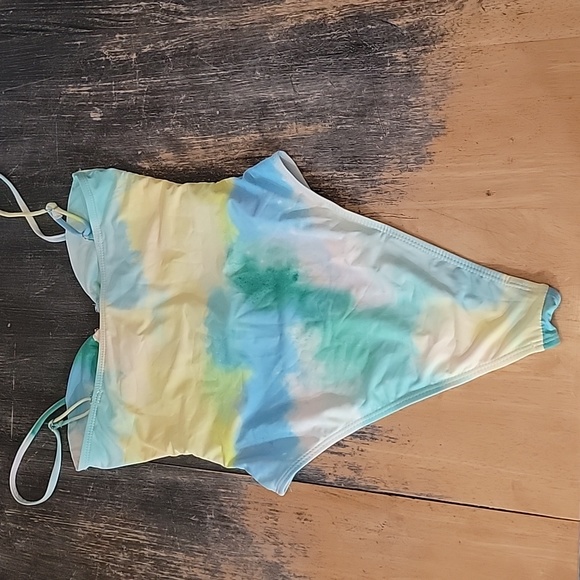 Tie Die One Piece Bathing Suit - Picture 3 of 4